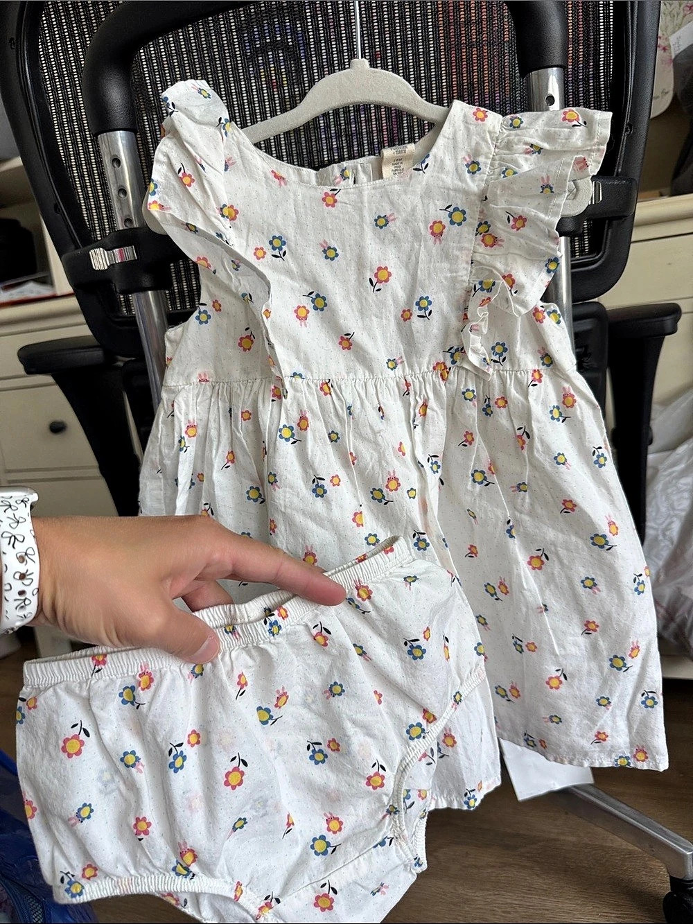 Tucker and Tate Floral Dress & Bloomers Baby 18M